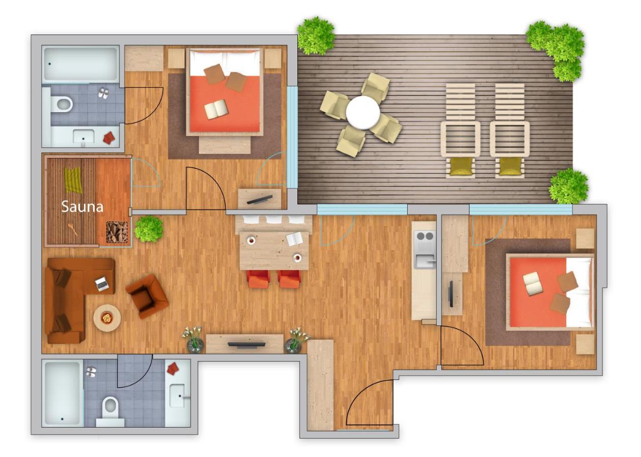 Апартаменти Residenz Fliana Deluxe Mathon Екстер'єр фото